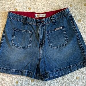 High rise 70s style Jean shorts